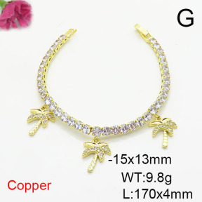 Fashion Copper Bracelet  F6B405876ahlv-J22