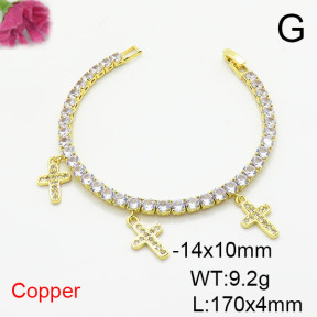 Fashion Copper Bracelet  F6B405878ahlv-J22