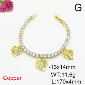 Fashion Copper Bracelet  F6B405880ahlv-J22