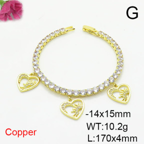 Fashion Copper Bracelet  F6B405886ahlv-J22