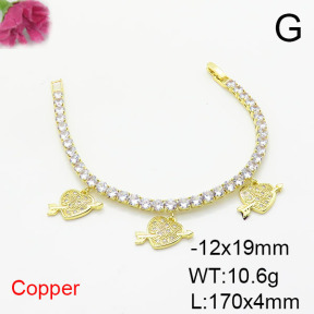 Fashion Copper Bracelet  F6B405890ahlv-J22