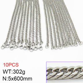 Stainless Steel Necklace  2N2002391ajia-389