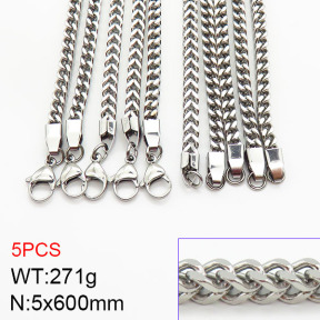 Stainless Steel Necklace  2N2002392bjja-389