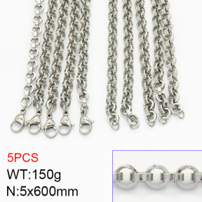 Stainless Steel Necklace  2N2002393aivb-389
