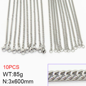 Stainless Steel Necklace  2N2002400aivb-389