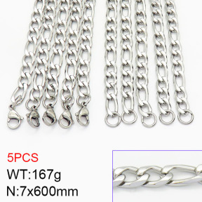 Stainless Steel Necklace  2N2002401ahjb-389