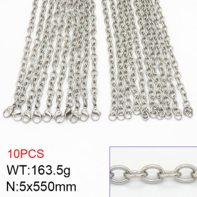 Stainless Steel Necklace  2N2002402vhov-389