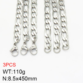 Stainless Steel Necklace  2N2002403ahjb-389