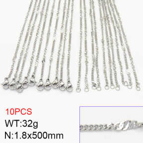 Stainless Steel Necklace  2N2002405vhnv-389