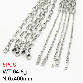 Stainless Steel Necklace  2N2002407bhva-389