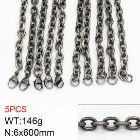 Stainless Steel Necklace  2N2002408ajnl-389