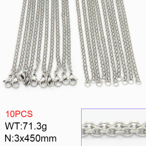 Stainless Steel Necklace  2N2002409ajoa-389