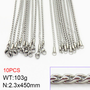 Stainless Steel Necklace  2N2002410vkla-389