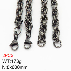Stainless Steel Necklace  2N2002425ajoa-389