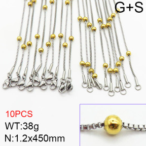 Stainless Steel Necklace  2N2002427aknb-389