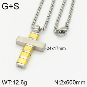 Stainless Steel Necklace  2N2002444ahlv-746