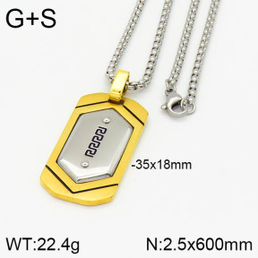 Stainless Steel Necklace  2N2002452ahlv-746