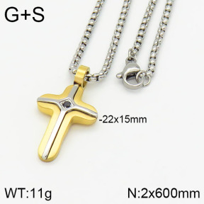 Stainless Steel Necklace  2N4001461ahjb-746
