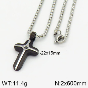 Stainless Steel Necklace  2N4001462ahjb-746