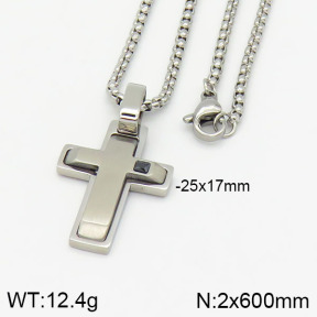 Stainless Steel Necklace  2N4001464bhia-746