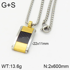 Stainless Steel Necklace  2N4001466ahjb-746