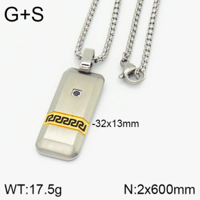 Stainless Steel Necklace  2N4001468ahlv-746