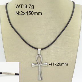 Stainless Steel Necklace  2N5000025bbov-256
