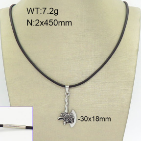 Stainless Steel Necklace  2N5000026bbov-256
