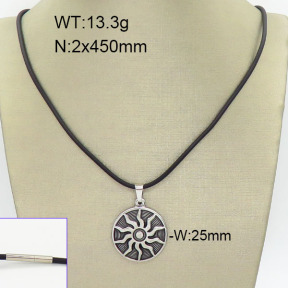 Stainless Steel Necklace  2N5000042bbov-256