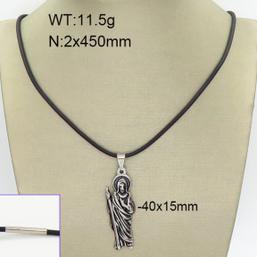 Stainless Steel Necklace  2N5000043abol-256