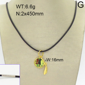 Stainless Steel Necklace  2N5000045vbmb-256