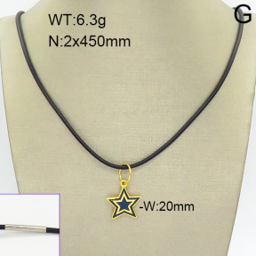 Stainless Steel Necklace  2N5000049vbmb-256
