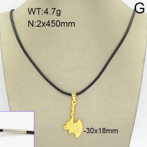 Stainless Steel Necklace  2N5000052bbov-256