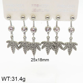 Stainless Steel Body Jewelry  2PU500059bika-256
