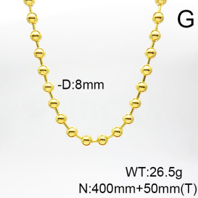 Stainless Steel Necklace  6N2003672vhha-G037