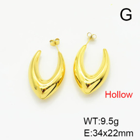 Stainless Steel Earrings  7E2000078bhhp-G034