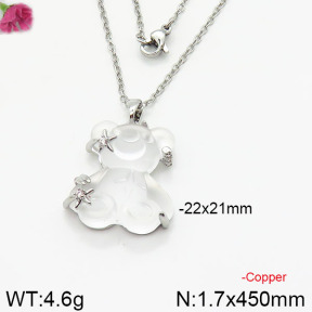 Fashion Copper Necklace  F2N400446vbnb-J71