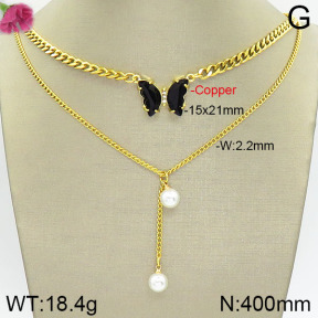 Fashion Copper Necklace  F2N400449vbnb-J71