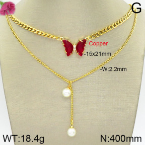 Fashion Copper Necklace  F2N400450vbnb-J71
