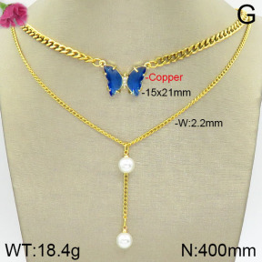 Fashion Copper Necklace  F2N400451vbnb-J71