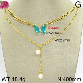 Fashion Copper Necklace  F2N400454vbnb-J71