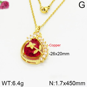 Fashion Copper Necklace  F2N400455bbml-J109