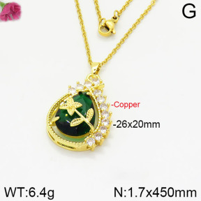 Fashion Copper Necklace  F2N400456bbml-J109