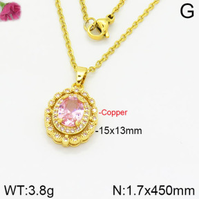 Fashion Copper Necklace  F2N400460vbmb-J109
