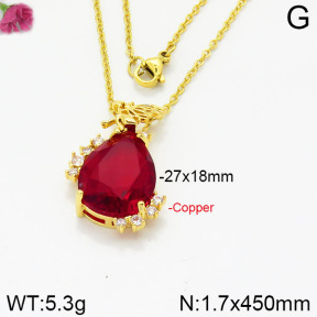 Fashion Copper Necklace  F2N400463bbml-J109