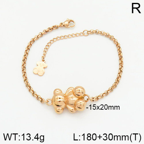 SS Bear Bracelets  TB2000278vhmv-659