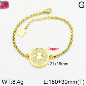 Fashion Copper Bear Bracelets  TB2000280vhnv-J82