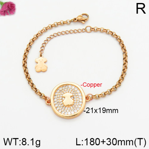 Fashion Copper Bear Bracelets  TB2000281vhov-J82