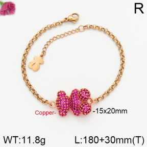 Fashion Copper Bear Bracelets  TB2000284ajvb-J82