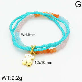 SS Bear Bracelets  TB2000300ahlv-656